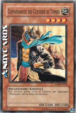 COMANDANTE DEI CUSTODE DI TOMBE