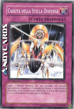 CADUTA DELLA STELLA DISPERSA