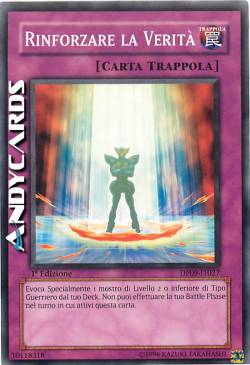 RINFORZARE LA VERITÀ