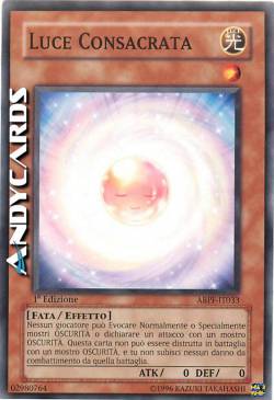 LUCE CONSACRATA