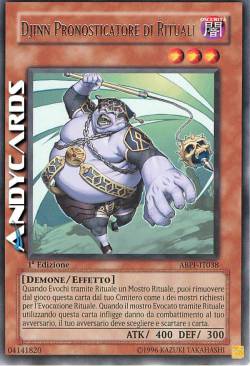 DJINN PRONOSTICATORE DI RITUALI