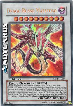 DRAGO ROSSO MAESTOSO