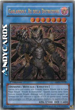 GARLANDOLF, RE DELLA DISTRUZIONE