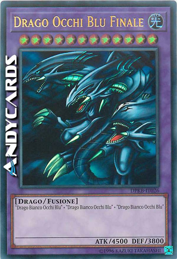 DRAGO OCCHI BLU FINALE | AndyCards Srl