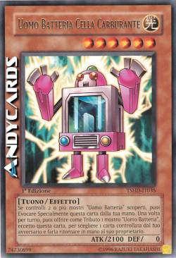 UOMO BATTERIA CELLA CARBURANTE