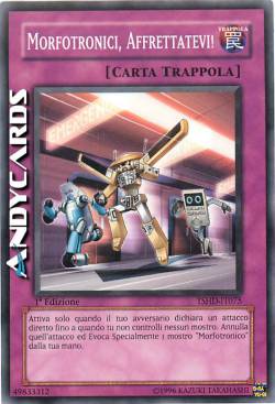 MORFOTRONICI, AFFRETTATEVI!
