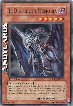 RE DISTRUGGI MEMORIA