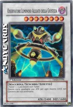 OSSERVATORE LUMINOSO ALLEATO DELLA GIUSTIZIA