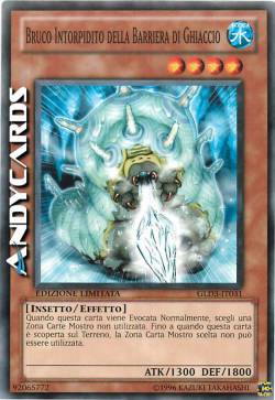 BRUCO INTORPIDITO DELLA BARRIERA DI GHIACCIO