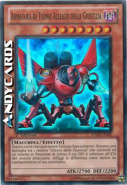 ARMATURA DI TUONO ALLEATO DELLA GIUSTIZIA