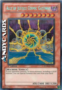 ALLY OF JUSTICE COSMIC GATEWAY