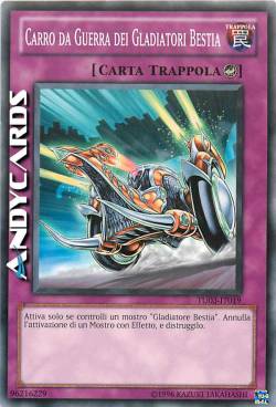 CARRO DA GUERRA DEI GLADIATORI BESTIA