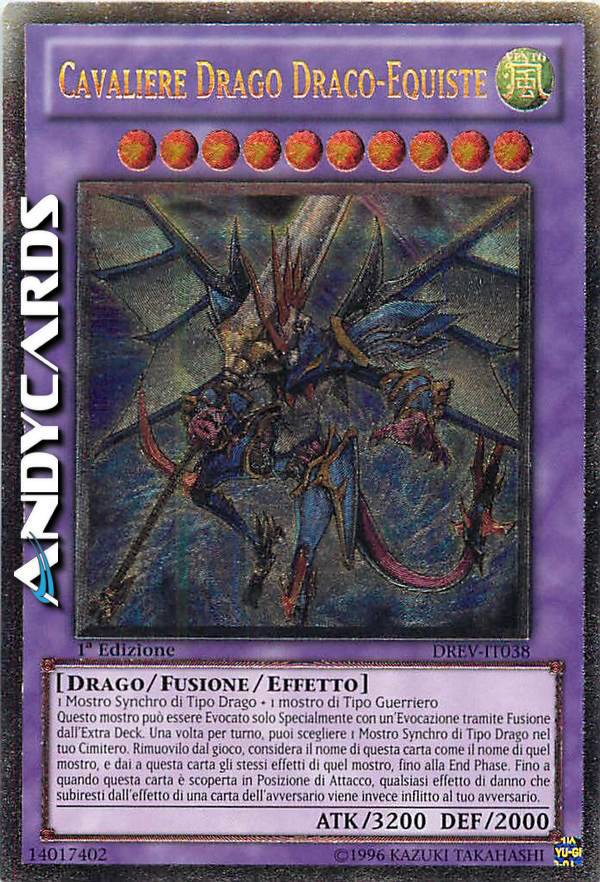 yugioh dragon knight draco equiste deck Draco-Equiste DREV-EN038 Ultra Rare Unlimited NM All cards will be carefully packed for safe transit DRAGON KNIGHT DRACO-EQUISTE | AndyCards