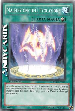 MALEDIZIONE DELL'EVOCAZIONE
