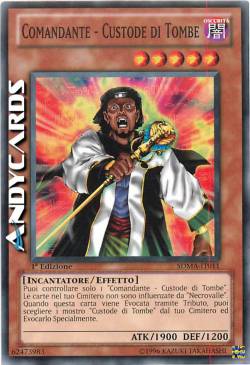 COMANDANTE - CUSTODE DI TOMBE