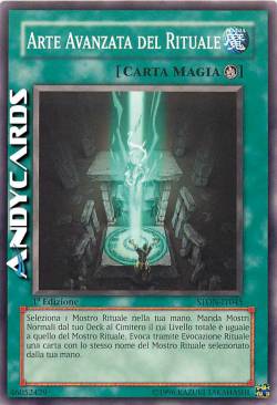 ARTE AVANZATA DEL RITUALE