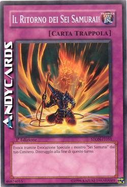 IL RITORNO DEI SEI SAMURAI!