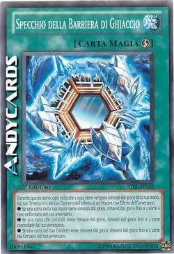 SPECCHIO DELLA BARRIERA DI GHIACCIO