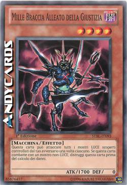 MILLE BRACCIA ALLEATO DELLA GIUSTIZIA