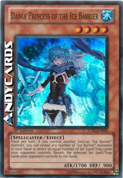 PRINCIPESSA DANZANTE DELLA BARRIERA DI GHIACCIO