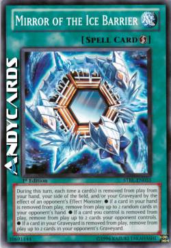 SPECCHIO DELLA BARRIERA DI GHIACCIO