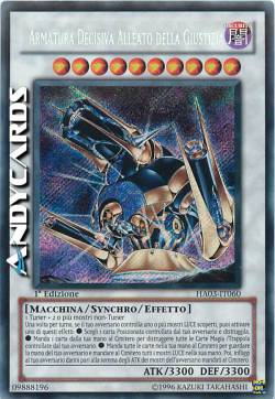 ARMATURA DECISIVA ALLEATO DELLA GIUSTIZIA