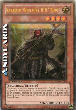 KARAKURI MUSO MOD. 818 "HAIPA"