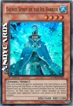 SPIRITO SACRO DELLA BARRIERA DI GHIACCIO