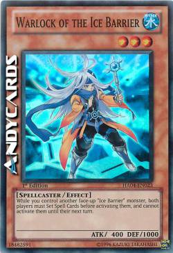 WARLOCK DELLA BARRIERA DI GHIACCIO