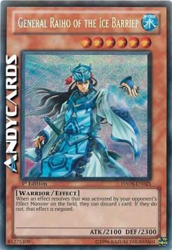 GENERAL RAIHO OF THE ICE BARRIER