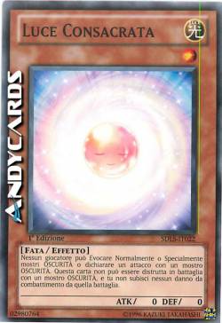 LUCE CONSACRATA