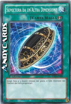 SEPOLTURA DA UN'ALTRA DIMENSIONE