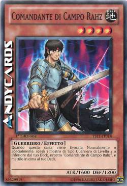 COMANDANTE DI CAMPO RAHZ