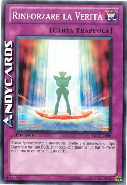 RINFORZARE LA VERITÀ