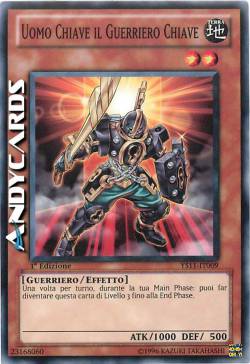 UOMO CHIAVE IL GUERRIERO CHIAVE
