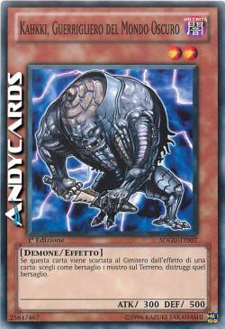 KAHKKI, GUERRIGLIERO DEL MONDO OSCURO