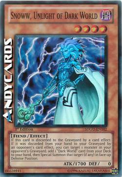 SNOWW, TENEBRA DEL MONDO OSCURO