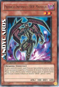 PRODIGIO INFERNALE EROE MALVAGIO