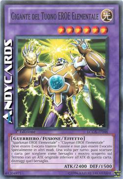 GIGANTE DEL TUONO EROE ELEMENTALE
