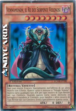 VENNOMINON, IL RE DEI SERPENTI VELENOSI