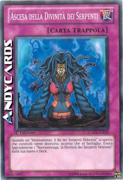 ASCESA DELLA DIVINITÀ DEI SERPENTI