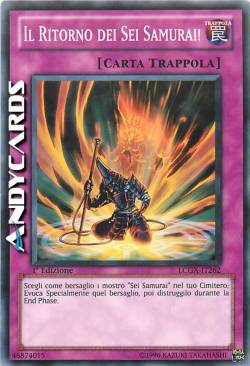 IL RITORNO DEI SEI SAMURAI!