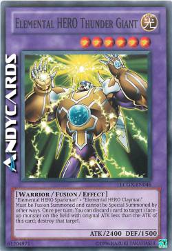 ELEMENTAL HERO THUNDER GIANT