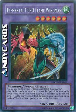 UOMO ALATO DELLA FIAMMA EROE ELEMENTALE