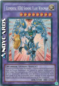 UOMO ALATO DELLA FIAMMATA LUCENTE EROE ELEMENTALE