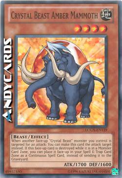 BESTIA CRISTALLO MAMMUT AMBRA