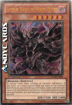 LATINUM, ESARCA DEL MONDO OSCURO