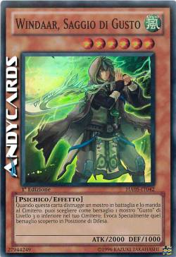 WINDAAR, SAGGIO DI GUSTO