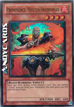 PROMINENCE, SPADACCINO INFUOCATO