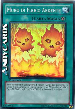 MURO DI FUOCO ARDENTE